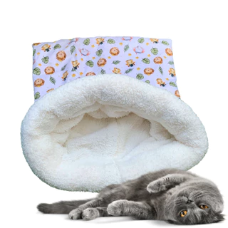 Caminha Toca Para Gatos Saco De Dormir Cama Confortável