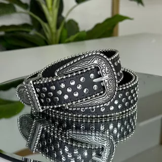 Cinto Country FEMININO Pedraria Pedra Brilho estiloso strass rodeio Flor 02