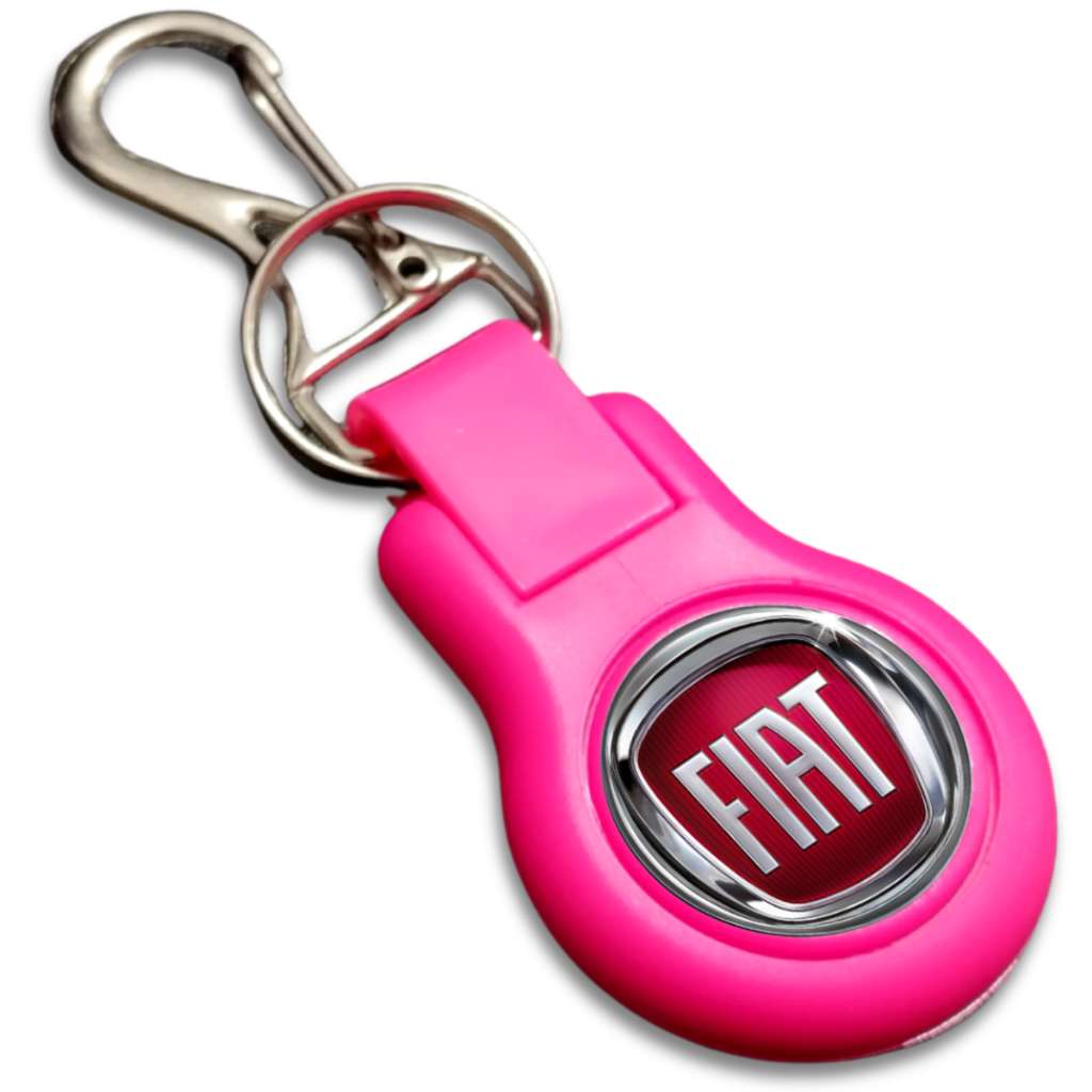 Chaveiro Fiat Carro Rosa Resina Pingo Ruby Automotivo Feminino | Shopee ...