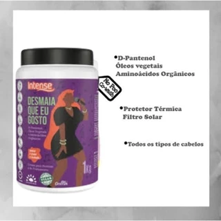 Desmaia Que Eu Gosto 1kg Intense griffus Creme Para Pentear 2 em 1