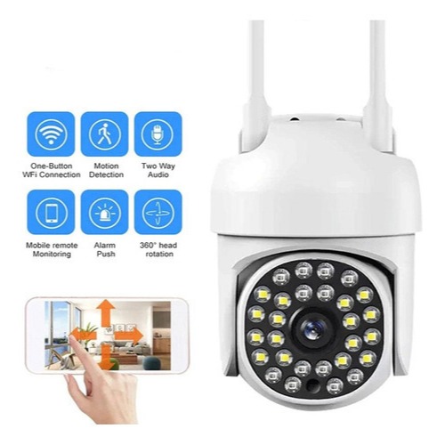 Imagem do produto Kit 3 Câmera de Segurança 28Leds IP66 a Prova D'água Infravermelho Alarme App YOOSEE E ICSEE Bivolt 6
