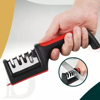 Amolador Afiador de Facas em Aço Inox com 4 Afiadores Cozinha em Oferta na Shopee