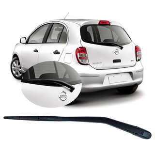 Braco Traseiro Limpador +palheta Nissan March 2014 2015 2016