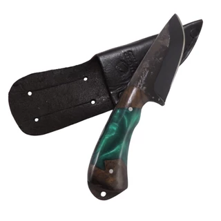Faca Artesanal Davila EDC - Aço Carbono 5160 Monobloco com Bainha - Tam 4
