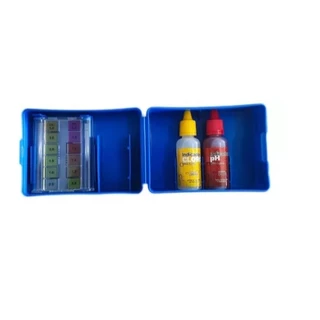 Kit Teste Analise Medidor De Ph E Cloro Limpeza De Piscina
