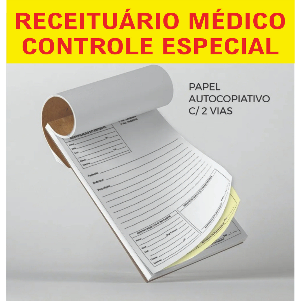 02 Receituário Médico Controle Especial - Autocopiativo