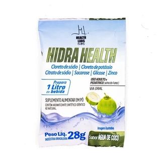 SORO DE REIDRATAÇÃO HIDRA HEALTH (CADA SACHÊ RENDE 1 LITRO)