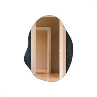 Espelho Orgânico De Parede Sala Lavabo 55x75cm - Mod. Rubi