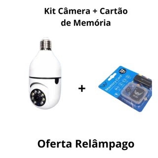 Kit Câmera de Segurança Yousse Visão Noturna Acesso Remoto + Cartão de Memória Super Oferta