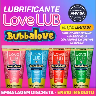 BUBBALOVE GEL LUBRIFICANTE PARA SEXO ANAL ORAL OU VAGINAL LOVE LUB EDIÇÃO LIMITADA - SEXSHOP