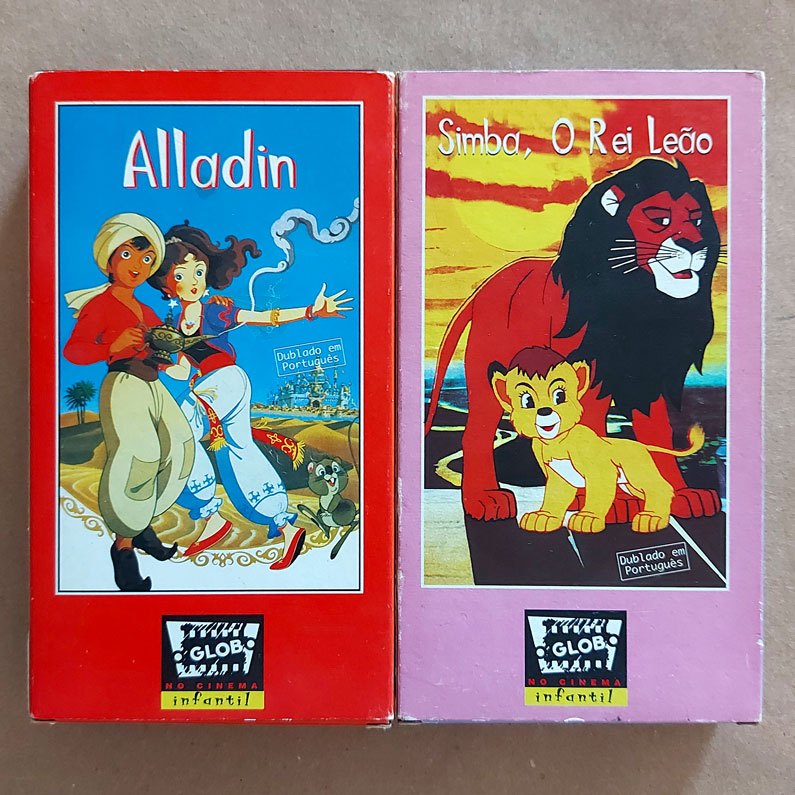 9 Vhs Coleção Globo Cinema Infantil - Dublado Em Português - alice