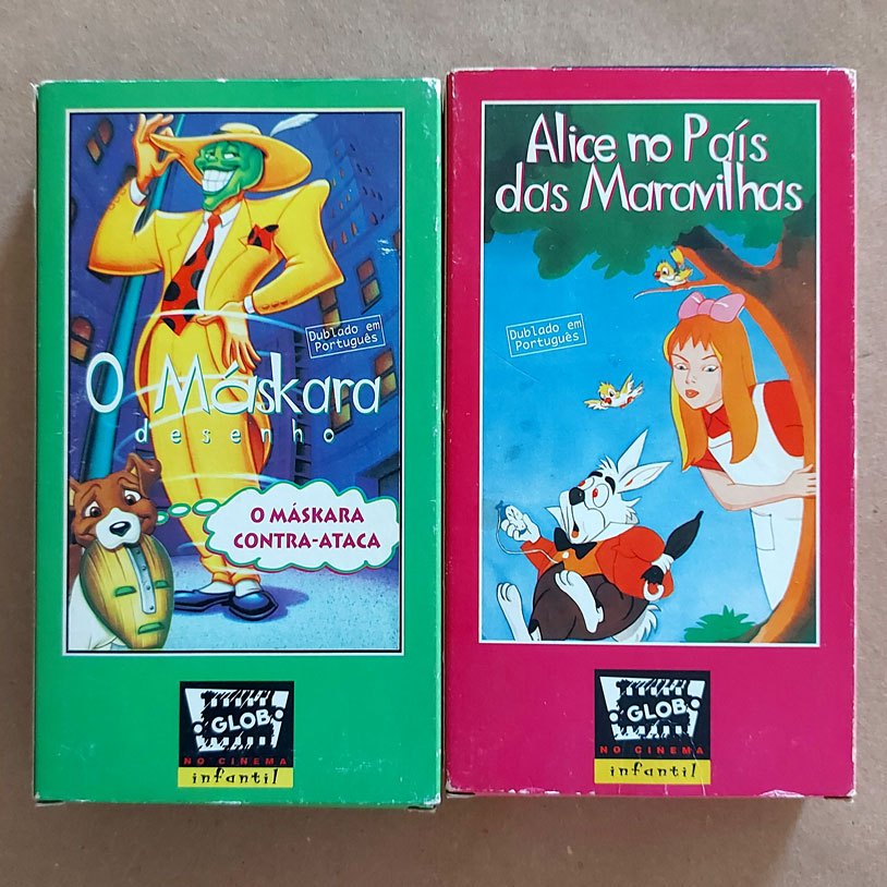 9 Vhs Coleção Globo Cinema Infantil - Dublado Em Português - alice