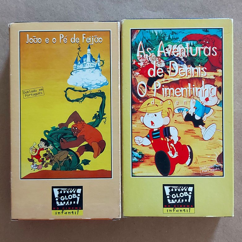 9 Vhs Coleção Globo Cinema Infantil - Dublado Em Português - alice