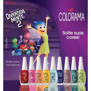 Esmalte Colorama Coleção Divertidamente Lançamento 09 Unidades Promoção