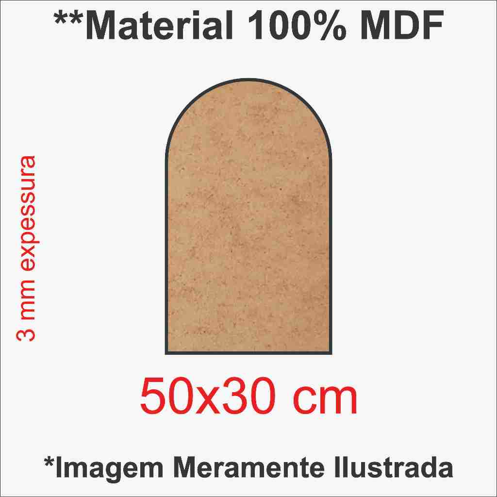 Placa Retangular 50x30 MDF 3MM para Decoração | Shopee Brasil