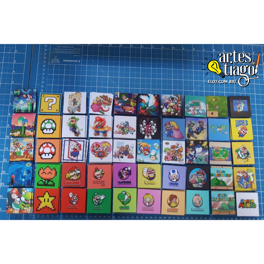 Jogo da memória em mdf - Super Mario | Shopee Brasil