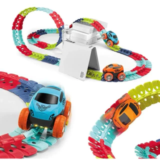 BRINQUEDO PISTA MALUCA DE CORRIDA 97 PEÇAS +1 CARRINHO