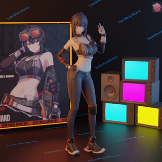 Action Figure Grace Howard 24cm - Zenless Zone Zero - Handmade Figure 1/7 Scale - Original Anime Figure Statue GK Handmade Genshin Impact - Honkai - Pré-venda