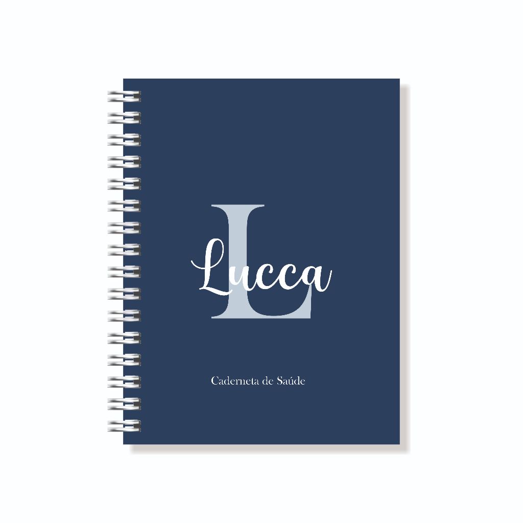 Caderneta De Vacinação Menino Personalizada C/ Nome - Minimalista Varios Modelos