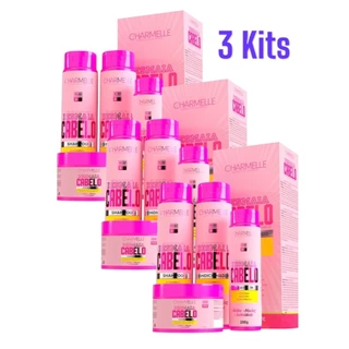 Descansa Cabelo Charmelle Combo com 3 kits
