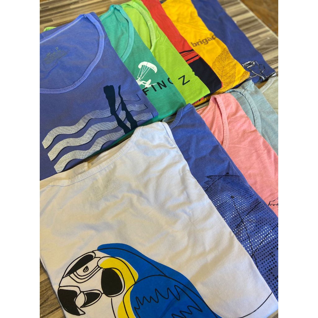 Kit 5 unidades Regatas Cavada Stone Estonada Corte a laser Perfumada Caimento Perfeito Tag original