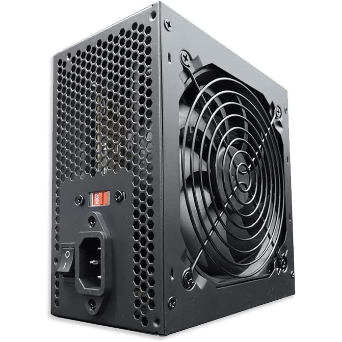 Fonte Atx 600w Brazilpc Bpc/6350-smt 24 Pinos Box