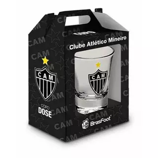 Copo dose l shot l cachaça Clube atlético Mineiro - Galo Dia dos pais