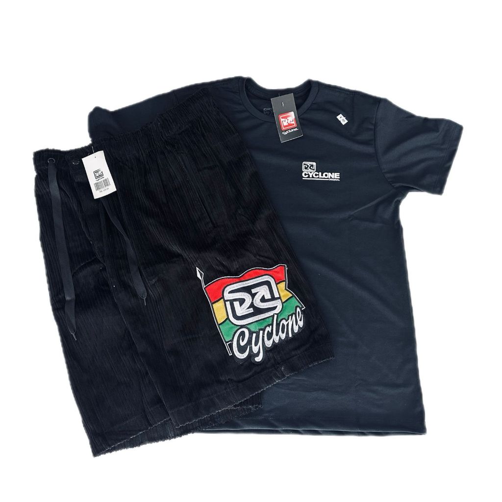 Kit Bermuda Cyclone + Camiseta Cyclone | Shopee Brasil