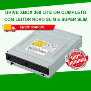 Drive Lite On Completo com Leitor Novo para Xbox 360 Slim e Xbox 360 Super Slim
