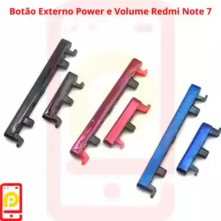 Botões Externos Power e Volume Redmi Note 7