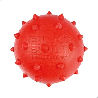Bola Cachorro Grande Cravo 100MM Maciça Brinquedo Atóxica