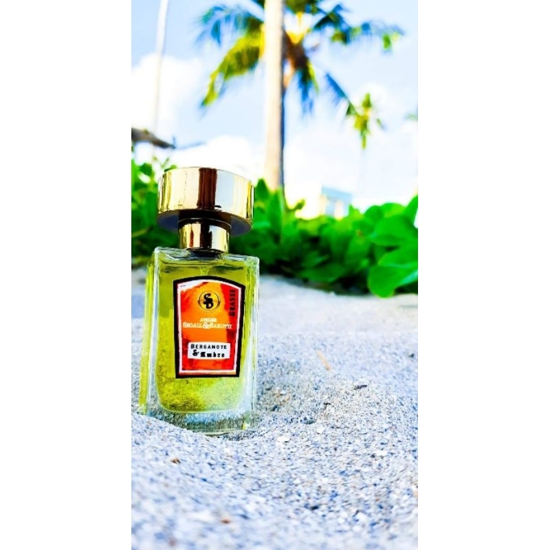 Bergamote & Ambré* Eau de parfum, linda Bergamota italiana, versátil e elegante. Niche Style- All Natural, Âmbar vegan, Atelier