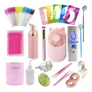Kit Curso Completo Extensão Alongamento De Cílios Iniciante