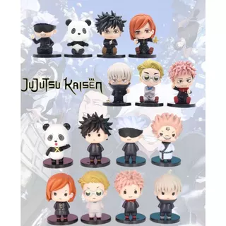 Boneco Jujutsu Kaisen Figure de Ação Bonecos de Ação Decoração Anime Miniatura Action Figure Megumi Fushiguro /Kugisaki Nobara /Yuji Itadori