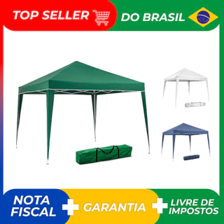 Tenda Articulada Gazebo 3x3m Articulado Alumínio Praia Camping Com Bolsa
