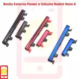 Botões Externos Power e Volume Redmi Note 8