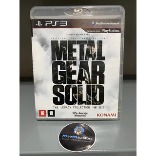 Metal Gear Solid The Legacy Collection PS3 - Jogos de Playstation 3 Original Usado Jogos de Ação Stealth