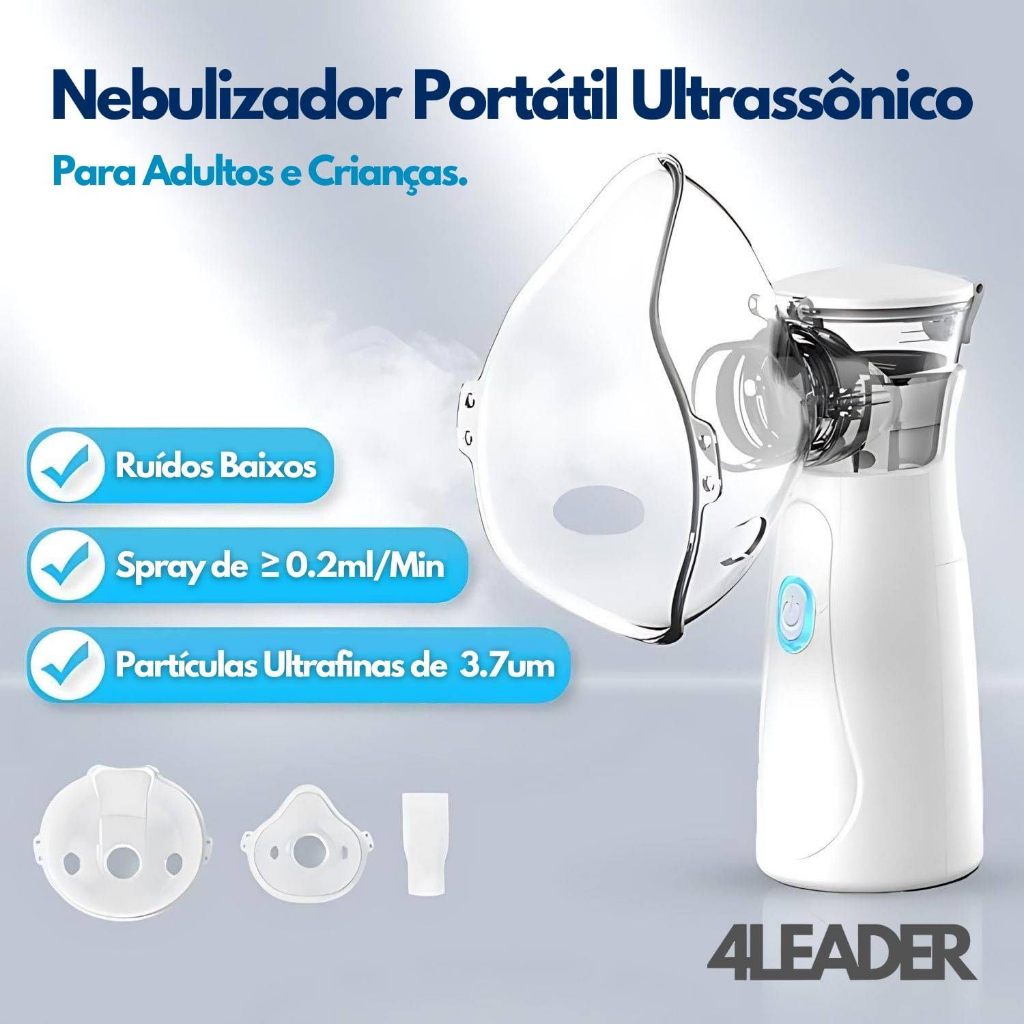 Nebulizador Portátil Ultrassônico Eficaz para Asma e Sinusite ...