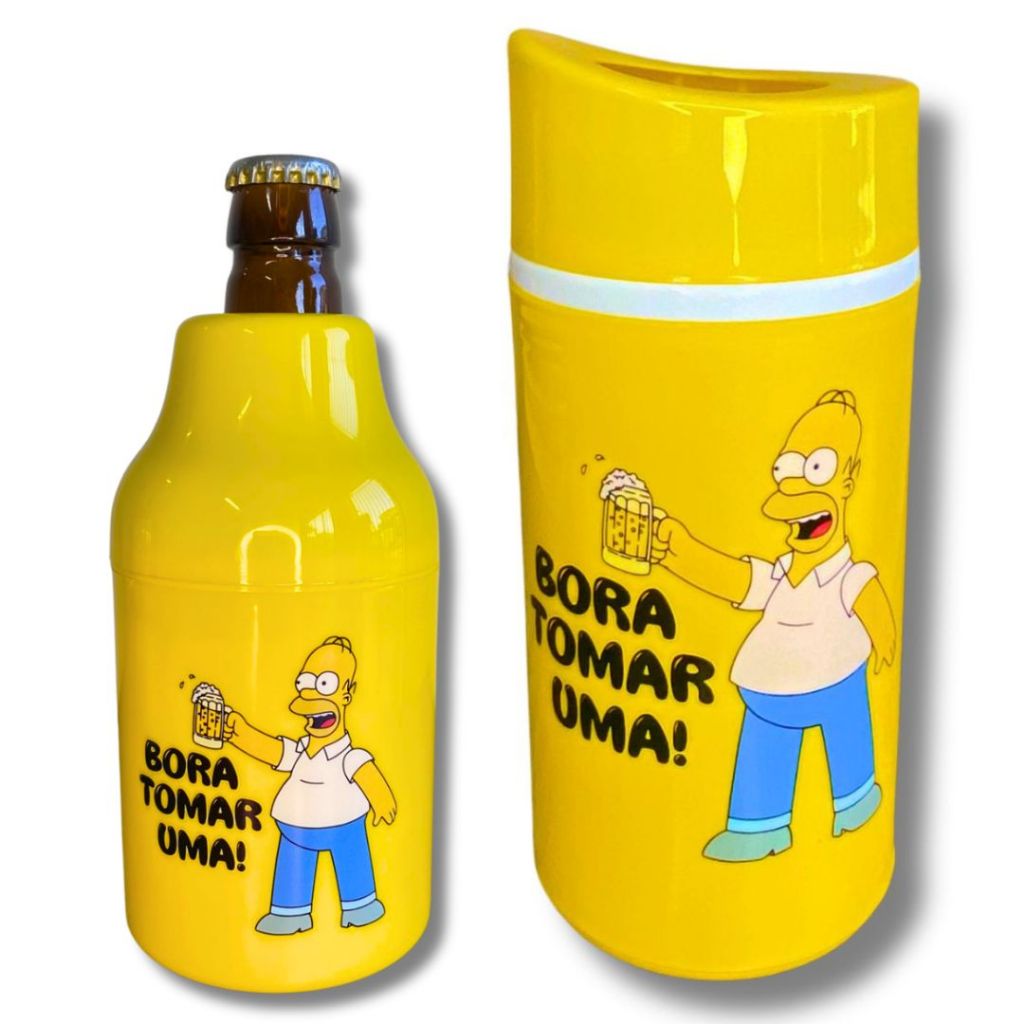 THE SIMPSONSドリンクホルダー Kit simpsons Suporte Cerveja Porta Long Neck Térmico Garrafa 300ml