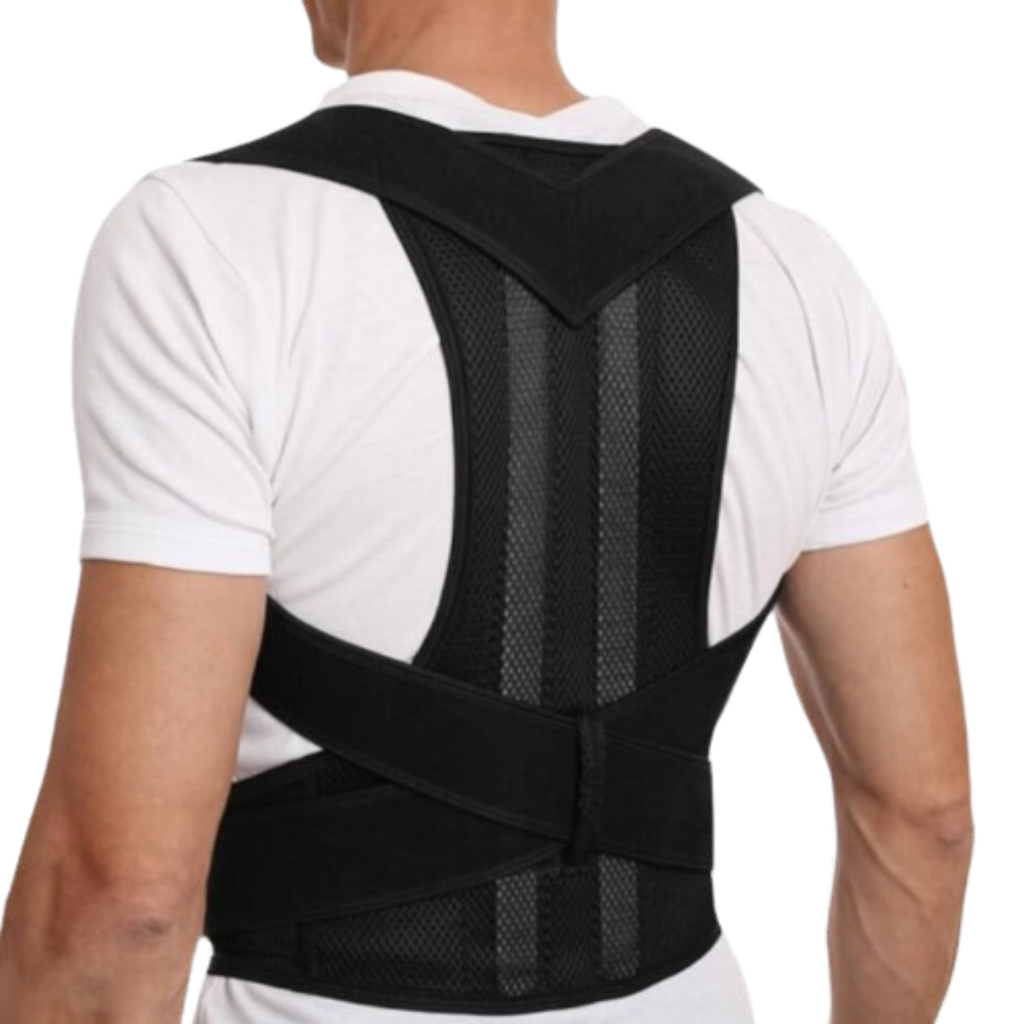 Corretor De Postura Masculino Coluna Lombar Reforçada Cinta | Shopee Brasil
