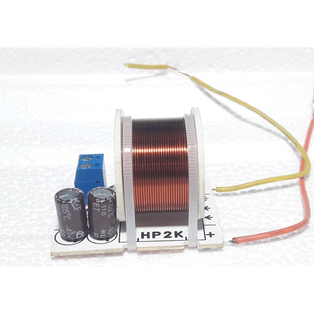 CROSSOVER PASSIVO DIVISOR DE FREQUENCIA CORTE 2000HZ 150WATS PARA DRIVE TITANIO