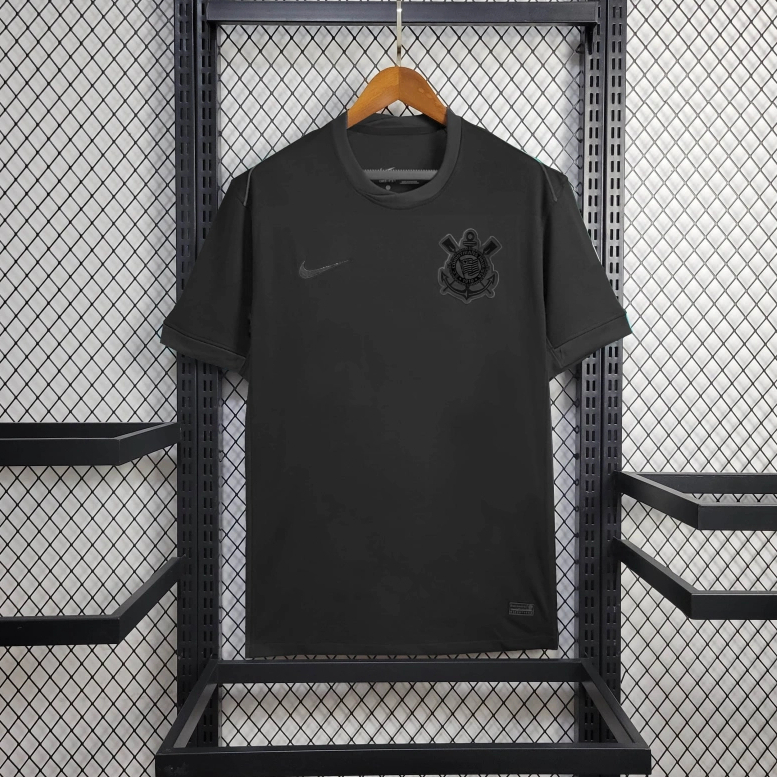CAMISETA CORINTHIANS ALL BLACK CHEGOUUUU SEM PATROCÍNIO CONFIRA