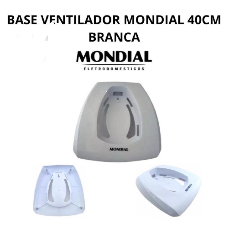 Base Ventilador Mondial 40cms VSP40 V40 NV40 Branco ou Preto Original