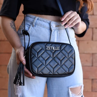 Bolsa Feminina Zetille Transversal e Lateral de Ombro