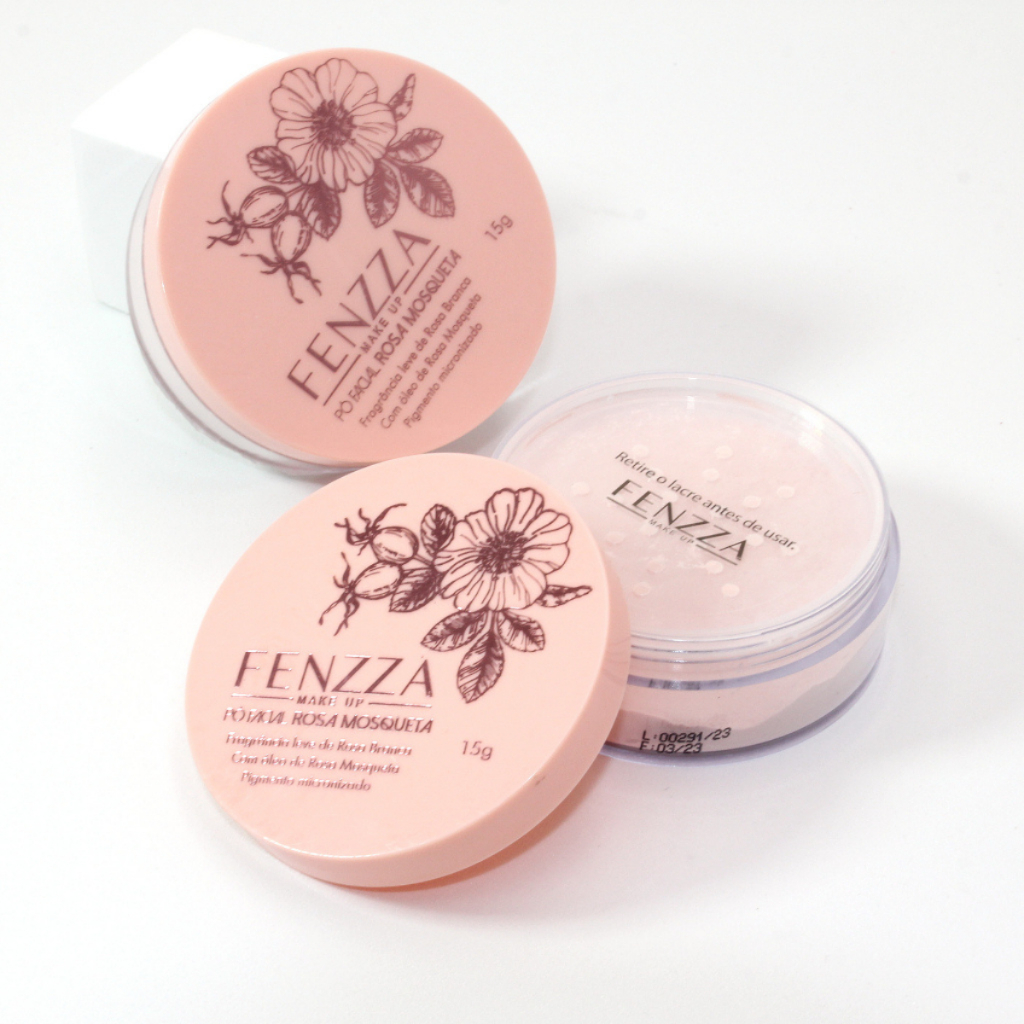 Pó Solto Ultrafino Rosa Mosqueta Pink Power - Dapop ou Fenzza