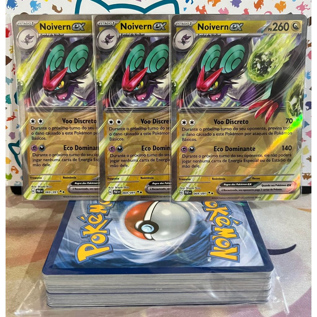 Deck Pokémon Dark + Psíquico c/ 3x Noivern EX