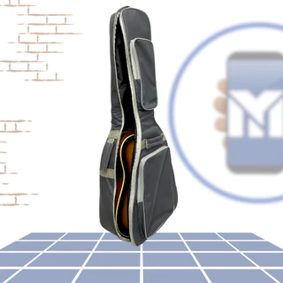 Capa De Violão Cinza Folk Acolchoada Modelo Luxo Case Bag