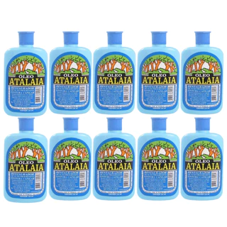 Kit 10 Óleo Atalaia Para Cabelo Restaurador Volta Cor Natural Tratamento Capilar Grisalhos 120ml