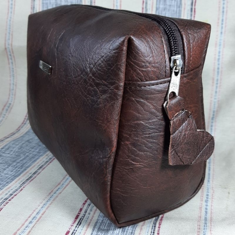 Bolsa Necessaire Grande Organizadora Porta Maquiagem e Cosméticos Alça Lateral