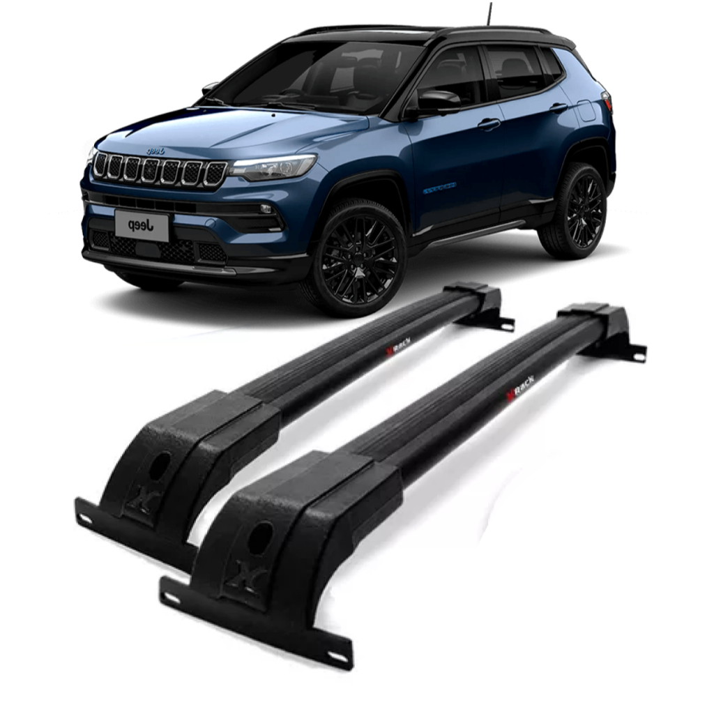 Travessa Rack De Teto Bagageiro Jeep Compass Todos | Shopee Brasil